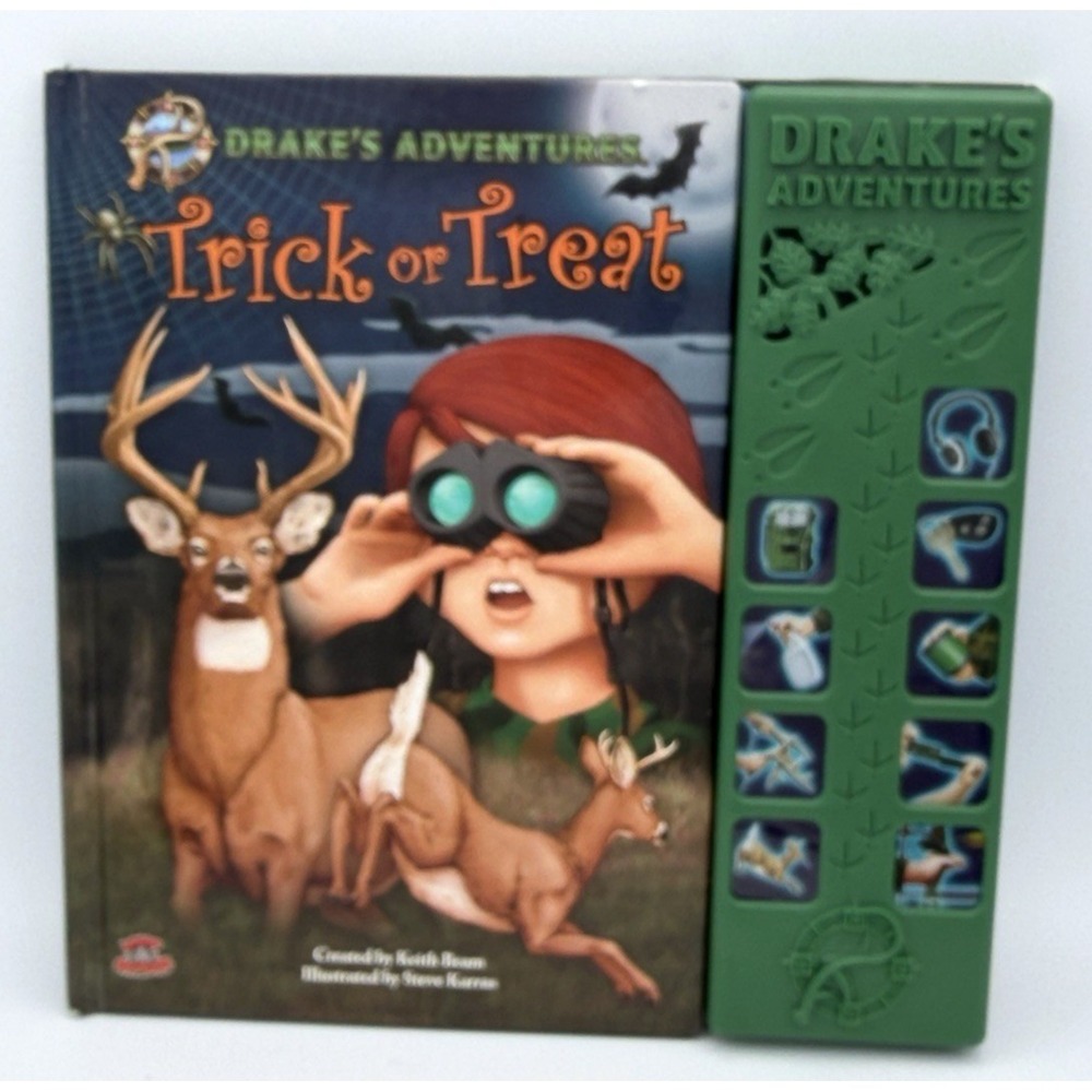 Drake's Adventures Trick or Treat by Keith Beam 2015 Buttons Sounds Book WORKS
